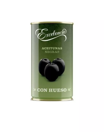 Маслини чорні Excelencia з/к 425мл